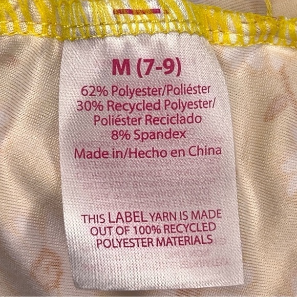 MEDIUM YELLOW FLORAL DRESS JUNIORS STRETCH VIBRANT COLORFUL VNECK OFF SHOULDER - Picture 12 of 13